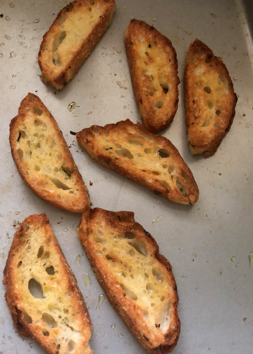 Winning Mushroom Bruschetta